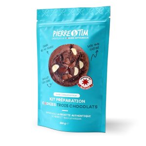 Kit préparation cookies trois chocolats