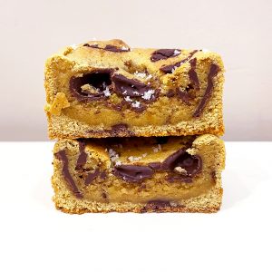 recette cookie brookie chocolat noir fleur de sel