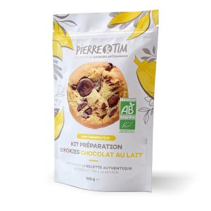 Kit préparation bio cookies chocolat au lait