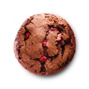 cookie framboise chocolat noir